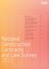 Construction Contracts and Law Survey 2013