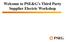 Welcome to PSE&G s Third Party Supplier Electric Workshop