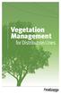 Vegetation Management. for Distribution Lines