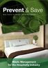 Prevent & Save. Best Practice Guidelines in Waste Management. Waste Management for the Hospitality Industry