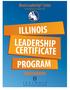 Table of Contents. Illinois Philosophy of Leadership... 3. Leadership Skills and Attributes... 4. The Role of a Leadership Coach...