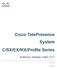 Cisco TelePresence System C/SX/EX/MX/Profile Series