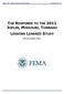 THE RESPONSE TO THE 2011 JOPLIN, MISSOURI, TORNADO LESSONS LEARNED STUDY