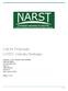 Call for Proposals: NARST Website Redesign