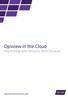 Opsview in the Cloud. Monitoring with Amazon Web Services. Opsview Technical Overview