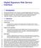 Digital Signature Web Service Interface