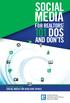 SOCIAL MEDIA FOR REALTORS: 101 DOS AND DON TS. This booklet is part of the SOCIAL MEDIA FOR REALTORS SERIES