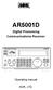 AR5001D. Digital Processing Communications Receiver. Operating manual AOR, LTD.