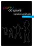 karaoke song book Over 3700 songs Disc 1