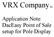 VRX Company Inc. Application Note: DacEasy Point of Sale setup for Pole Display