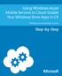 Using Windows Azure Mobile Services to Cloud-Enable your Windows Store Apps in C#