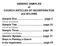 GENERIC SAMPLES of CHURCH ARTICLES OF INCORPORATION and BYLAWS. Sample One... page 2. Sample Two... page 24. Sample Three...
