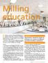 Milling education. review. Opportunities abound for hands-on training in art, science of milling at specialized facilities, institutions FEATURE