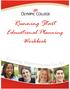 Running Start. Educational Planning Workbook