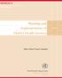 Planning and Implementation of District Health Services