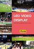 LED Screen. Perimeter Display Video Cube Software. show your passion for sport