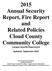 2015 Annual Security Report, Fire Report and Related Policies. Cloud County Community College Campus Security Department