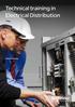 Technical training in Electrical Distribution. Global catalog