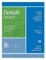 DeKalb NSP Second Mortgage Program Program Guide Table of Contents