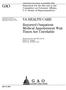GAO. VA HEALTH CARE Reported Outpatient Medical Appointment Wait Times Are Unreliable
