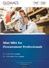 Mini MBA for Procurement Professionals