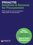PROACTIS Solutions & Services for Procurement