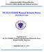 Commonwealth of Massachusetts Executive Office Health and Human Services RY2015 EOHHS Manual Release Notes (Version 8.1a)