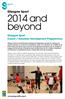 2014 and beyond. Glasgow Sport Coach / Volunteer Development Programmes