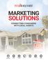 MARKETING SOLUTIONS CONNECTING CONSUMERS WITH LOCAL AGENTS