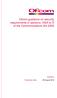 Ofcom guidance on security requirements in sections 105A to D of the Communications Act 2003