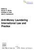 Anti-Money Laundering International Law and Practice