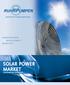 N N O V A T I O N E F F I C I E N C Y Q U A L I T Y SOLAR POWER MARKET. Concentrated Solar Thermal Power