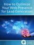 How to Optimize Your Web Presence for Lead Generation