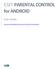 ESET PARENTAL CONTROL for ANDROID