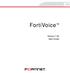 FortiVoice. Version 7.00 Start Guide