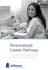 Personalized Career Pathway