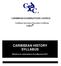 CARIBBEAN HISTORY SYLLABUS
