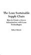 The Lean Sustainable Supply Chain