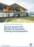 Queensland Schools Planning Commission. Second report to the Minister for Education, Training and Employment