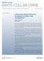 WHITE-COLLAR CRIME. Expert Analysis A Brave New World of Electronic Surveillance in White-Collar Investigations?
