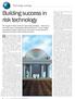 Building success in risk technology