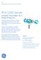 RTX 1000 Series. Versatile Transmitters for a World of Pressure. GE Measurement & Control Solutions. Features