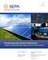 Predicting Solar Power Production: