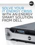 Solve your IT energy crisis WITH An energy SMArT SoluTIon FroM Dell
