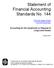 Statement of Financial Accounting Standards No. 144