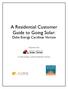 A Residential Customer Guide to Going Solar: Duke Energy Carolinas Version