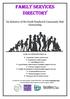 Family Services Directory