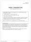 ASSET TRANSFER PAC. Use this Asset Transfer Form to transfer into our company 401(k) plan and allocate within that plan