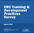 ERC Training & Development Practices Survey