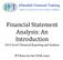 Financial Statement Analysis: An Introduction